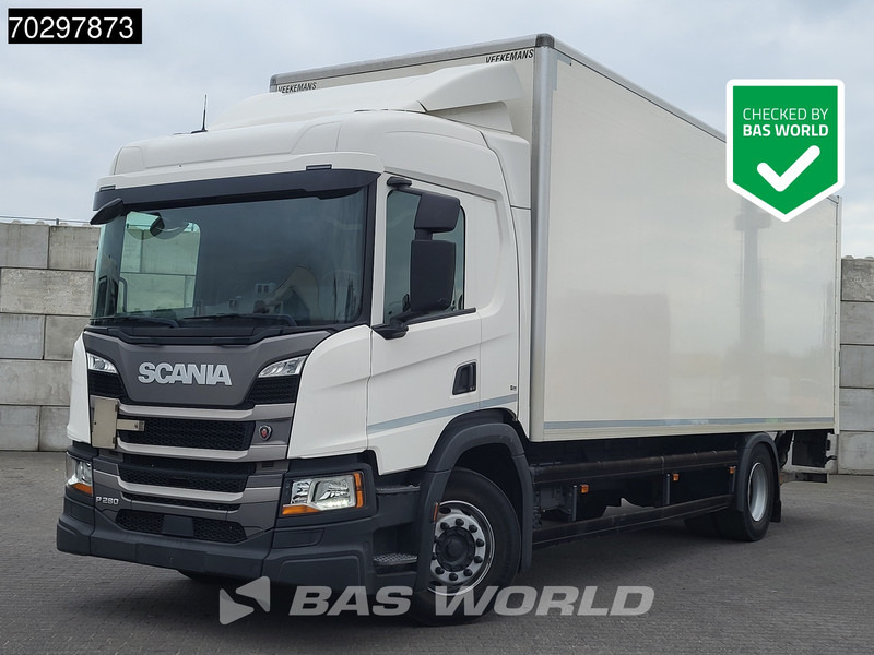 Scania P280 4X2 19.5tonner 2000kg Ladebordwand Automatic Airco Euro 6 - Box truck: picture 1 Scania P280 4X2 19.5tonner 2000kg Ladebordwand Automatic Airco Euro 6 - Box truck: picture 1
