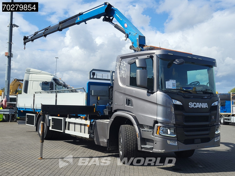 Scania P280 4X2 HMF 1420K-RC Kran Crane Automatic Euro 6 - Dropside/ Flatbed truck, Crane truck: picture 3 Scania P280 4X2 HMF 1420K-RC Kran Crane Automatic Euro 6 - Dropside/ Flatbed truck, Crane truck: picture 3