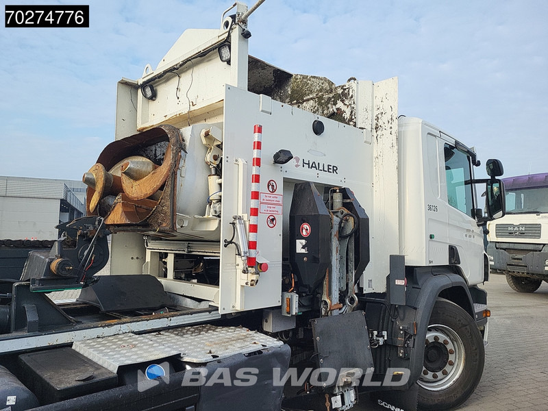 Hook lift truck Scania P280 6X2 NL-Truck Allison Retarder Lift+Lenkachse Haller SeitenLader: picture 11