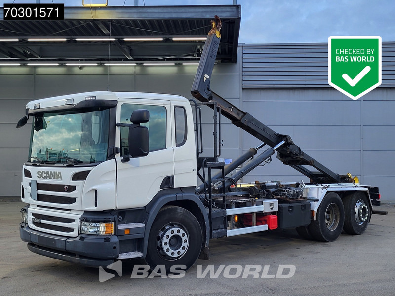 Scania P400 6X2 20 tons HIAB containersystem Retarder Automatic Lift+steering Euro 5 - Hook lift truck: picture 1 Scania P400 6X2 20 tons HIAB containersystem Retarder Automatic Lift+steering Euro 5 - Hook lift truck: picture 1