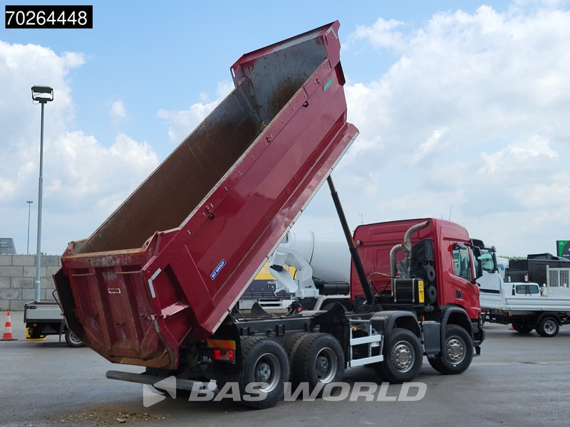 Tipper Scania P410 8X4 NL Truck 19m3 tipper Body Heating Big-Axle Steelsuspension Euro 6: picture 15