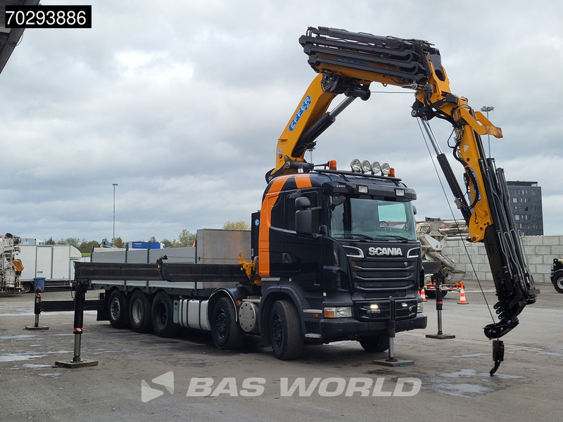Dropside/ Flatbed truck, Crane truck Scania R560 R 10X4 EFFER 655 / 6S Crane +Jib Winch 3-Pedals Lift+Steering-Axle Retarder Euro 5: picture 8 Dropside/ Flatbed truck, Crane truck Scania R560 R 10X4 EFFER 655 / 6S Crane +Jib Winch 3-Pedals Lift+Steering-Axle Retarder Euro 5: picture 8
