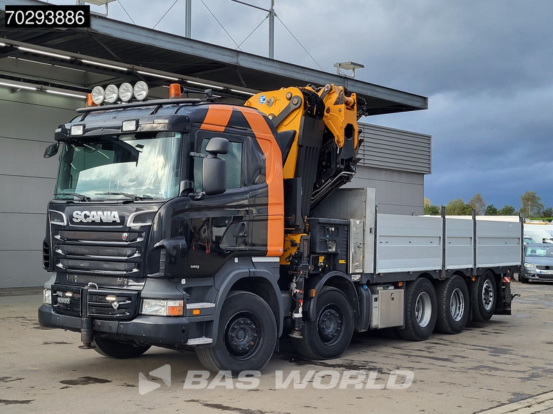 Dropside/ Flatbed truck, Crane truck Scania R560 R 10X4 EFFER 655 / 6S Crane +Jib Winch 3-Pedals Lift+Steering-Axle Retarder Euro 5: picture 10 Dropside/ Flatbed truck, Crane truck Scania R560 R 10X4 EFFER 655 / 6S Crane +Jib Winch 3-Pedals Lift+Steering-Axle Retarder Euro 5: picture 10