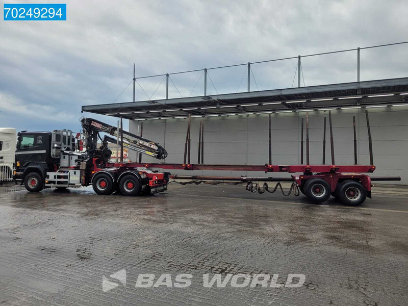 Scania R580 6X4 Holz Kran Diebolt D28 Full-Steell Extentable Trailer - Timber truck, Crane truck: picture 3 Scania R580 6X4 Holz Kran Diebolt D28 Full-Steell Extentable Trailer - Timber truck, Crane truck: picture 3