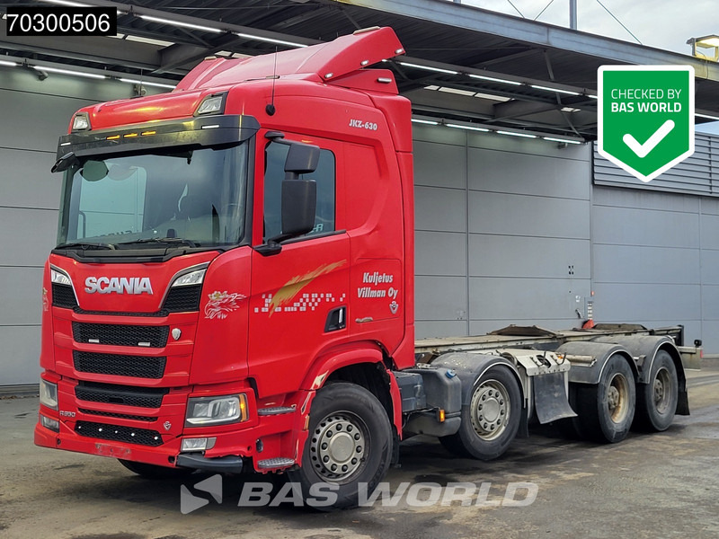 Scania R650 R 8X4 8x4 chassis Retarder Big-Axle semi Automatic Euro 6 - Cab chassis truck: picture 1 Scania R650 R 8X4 8x4 chassis Retarder Big-Axle semi Automatic Euro 6 - Cab chassis truck: picture 1