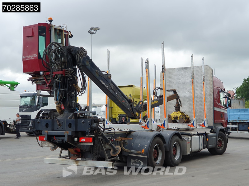 Timber truck, Crane truck Scania R730 R 6X4 HIAB F108S 79 Crane Retarder Xenon BigAxle Loglift Automatic ACC Euro 6: picture 14