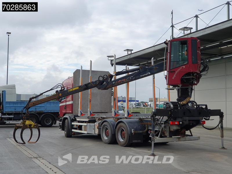 Timber truck, Crane truck Scania R730 R 6X4 HIAB F108S 79 Crane Retarder Xenon BigAxle Loglift Automatic ACC Euro 6: picture 6
