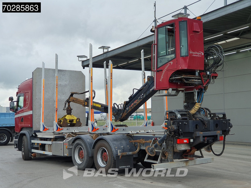 Timber truck, Crane truck Scania R730 R 6X4 HIAB F108S 79 Crane Retarder Xenon BigAxle Loglift Automatic ACC Euro 6: picture 12