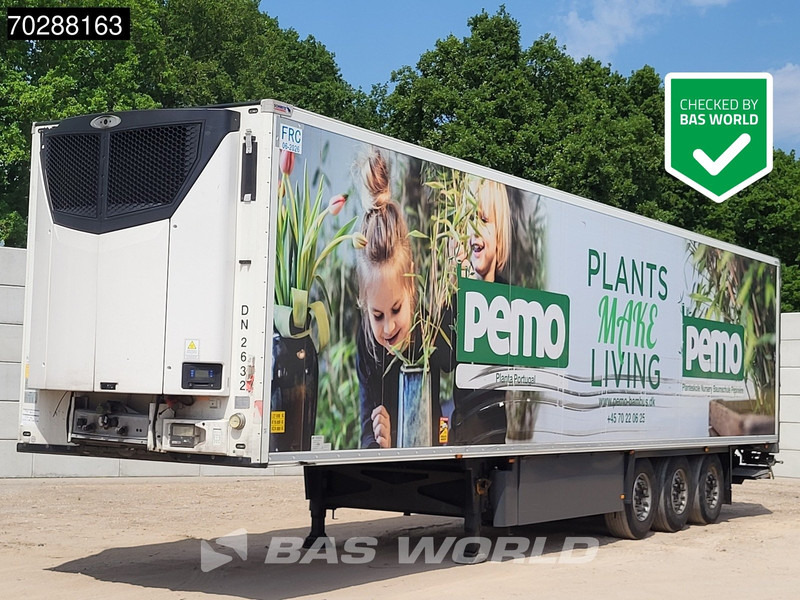 Schmitz Cargobull Carrier 3 axles Doppelverdampfer Tailgate Palettenkasten Blumenbreit LBW - Refrigerator semi-trailer: picture 1 Schmitz Cargobull Carrier 3 axles Doppelverdampfer Tailgate Palettenkasten Blumenbreit LBW - Refrigerator semi-trailer: picture 1