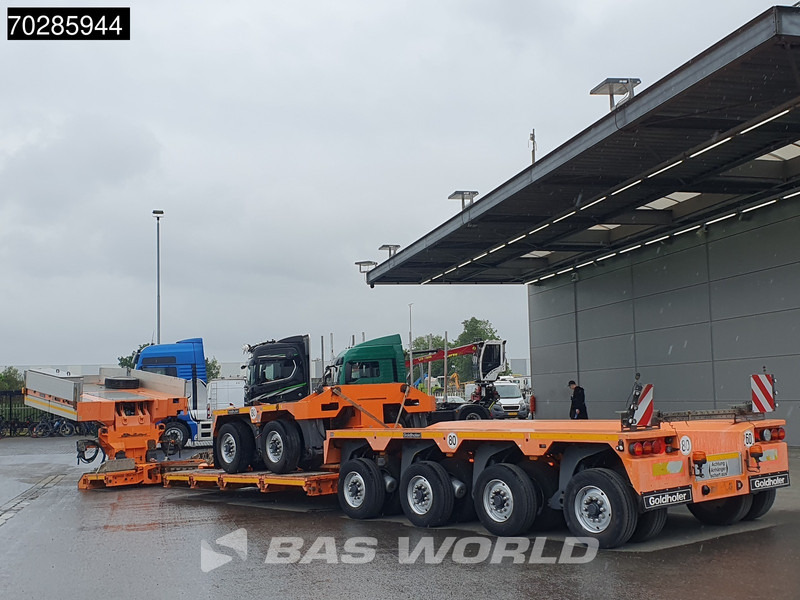 Tractor unit Mercedes-Benz Actros 8X4 180T GigaSpace Retarder Hydrauliek BigAxle Alcoa´s // Lowbed Trailer / 6 Axles / Hydraulic Pendle Axles / Extendable: picture 8