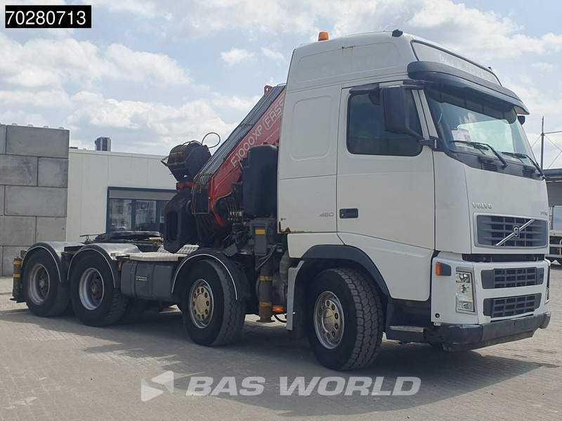 Tractor unit Volvo FH 460 FH 8X4 Manual Fassi F900A XP.27 Crane+Winch Big-Axle Lenkachse Kran Euro 3: picture 10