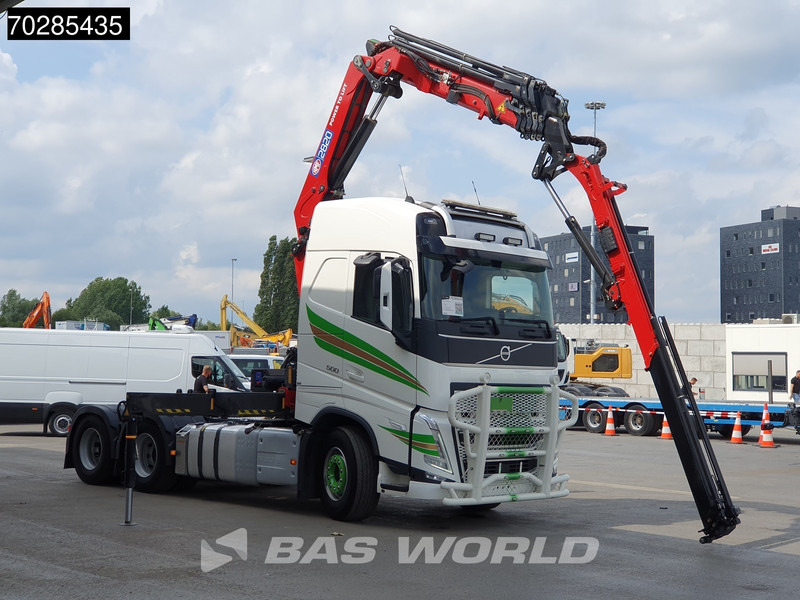 Tractor unit Volvo FH 500 FH 6X4 Full-Air Liftachse HMF 2820K-RCS Crane+JIB Remote Control I-ParkCool VDS LED Kran: picture 7