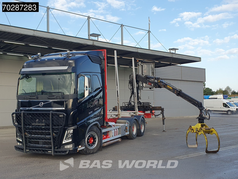 Volvo FH16 750 FH16 6X4 HIAB E96S 79 Crane Retarder Dynamic-Steering Euro 6 - Timber truck, Crane truck: picture 5 Volvo FH16 750 FH16 6X4 HIAB E96S 79 Crane Retarder Dynamic-Steering Euro 6 - Timber truck, Crane truck: picture 5