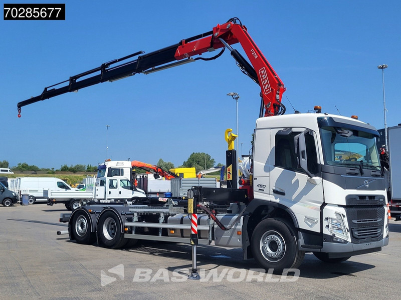 Volvo FM 460 6X2 NEW! FASSI F235A.0.25 Kran + HYVA 20-57-S Lift+steering axle Euro 6 - Hook lift truck, Crane truck: picture 3 Volvo FM 460 6X2 NEW! FASSI F235A.0.25 Kran + HYVA 20-57-S Lift+steering axle Euro 6 - Hook lift truck, Crane truck: picture 3