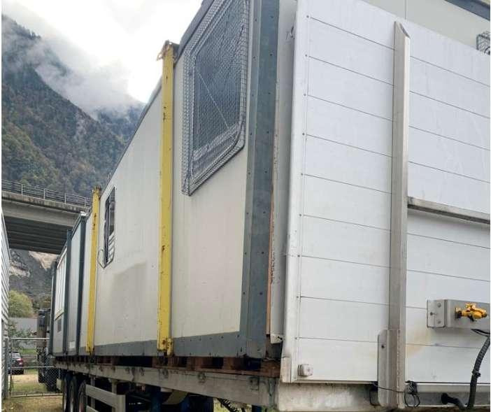 Construction container 15 M2 - Lot de 2 avec remorque (départ Suisse): picture 8