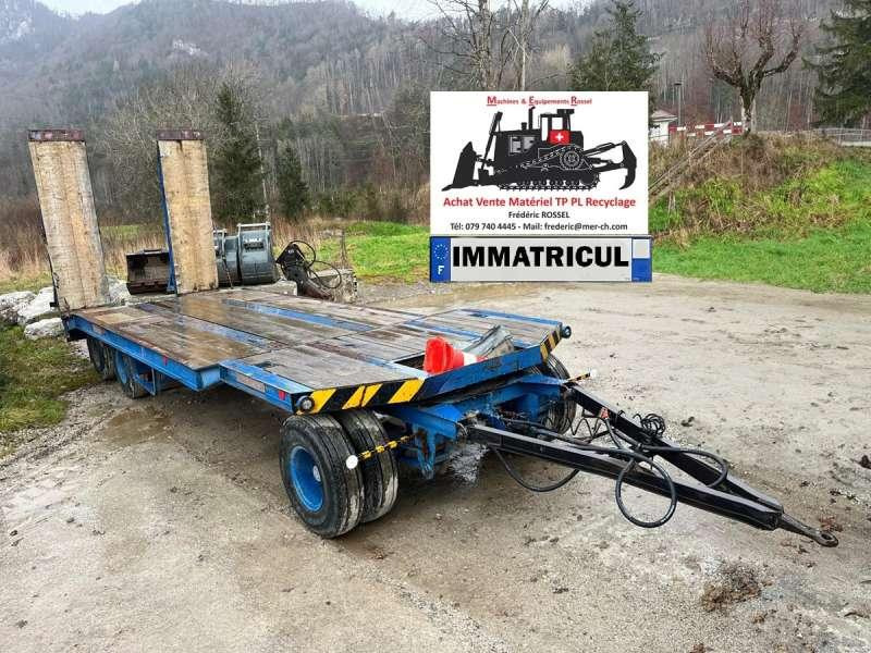 Low loader semi-trailer Goldhofer TUE 3-24 80 3 ESSIEUX: picture 1