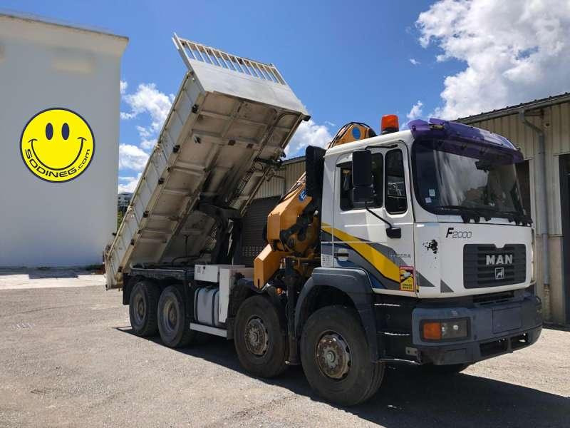 MAN Camion Benne GRUE F2000 - Tipper: picture 1 MAN Camion Benne GRUE F2000 - Tipper: picture 1