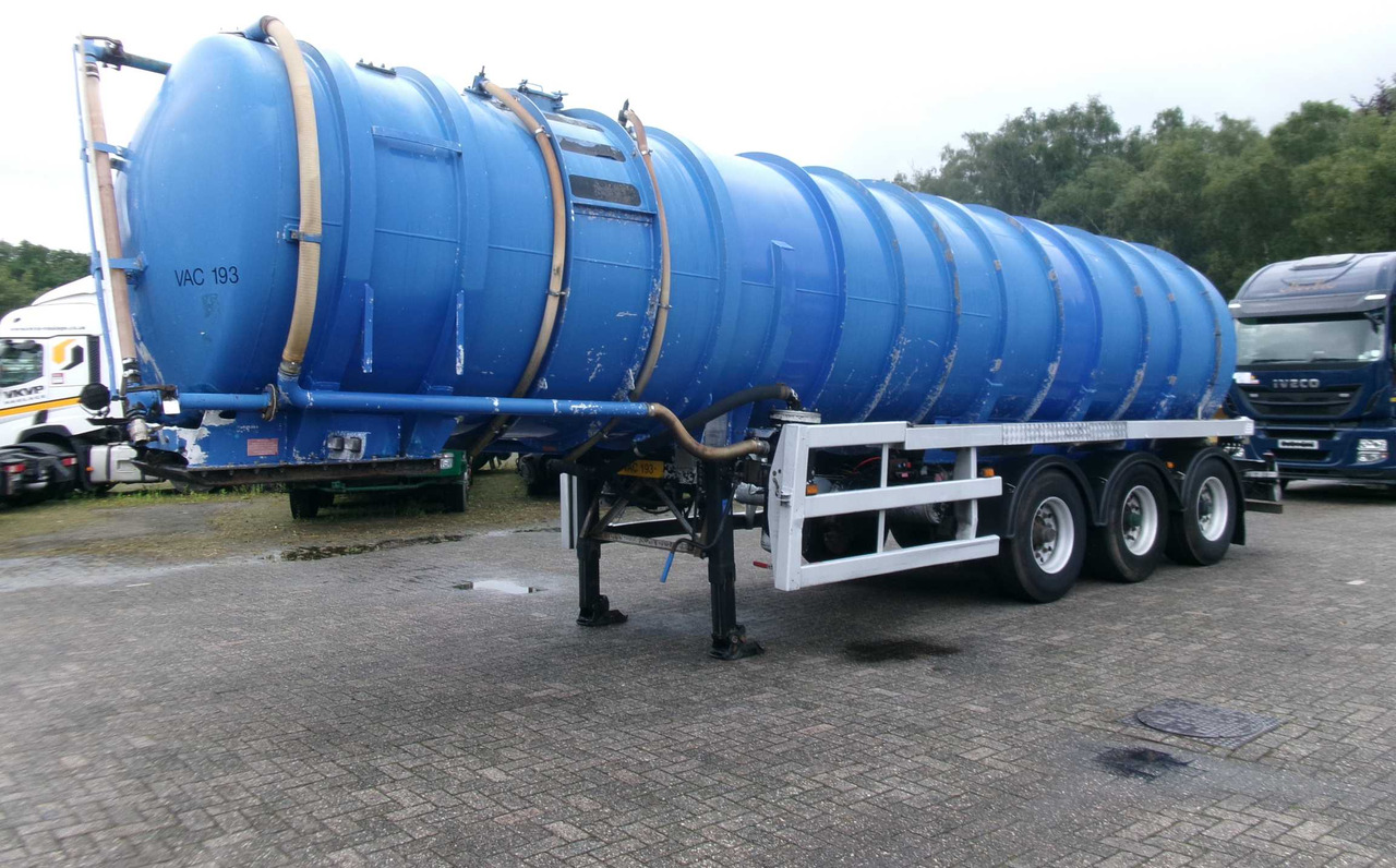 Tank semi-trailer Clayton Vacuum tank alu 30 m3 / 1 comp + pump: picture 1