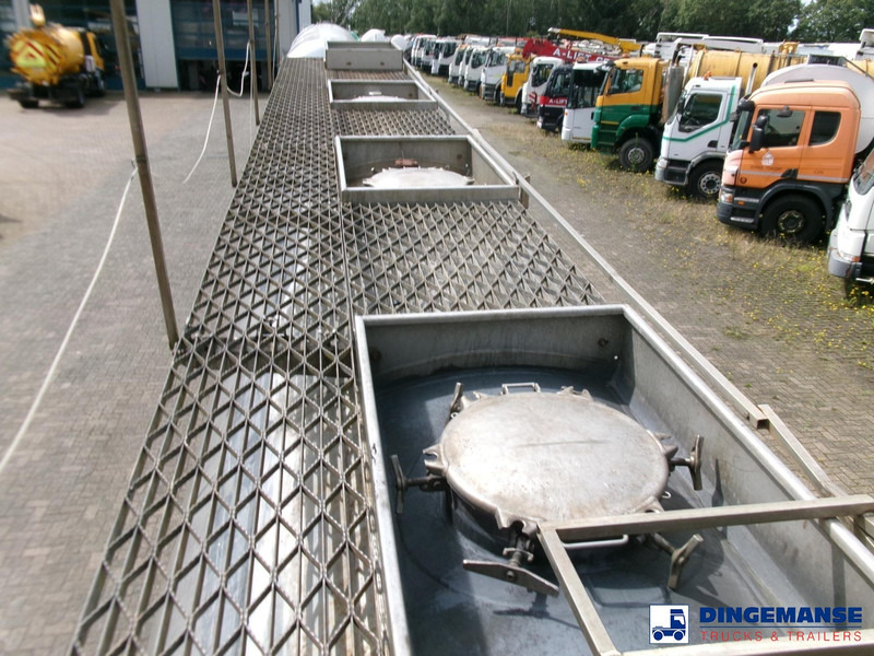 Tank semi-trailer Crane Fruehauf Chemical ACID Rubber tank inox 30 m3 / 1 comp: picture 12