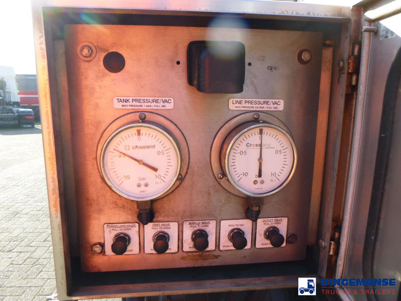 Tank semi-trailer Crossland Vacuum tank alu 33.4 m3 / 1 comp: picture 18