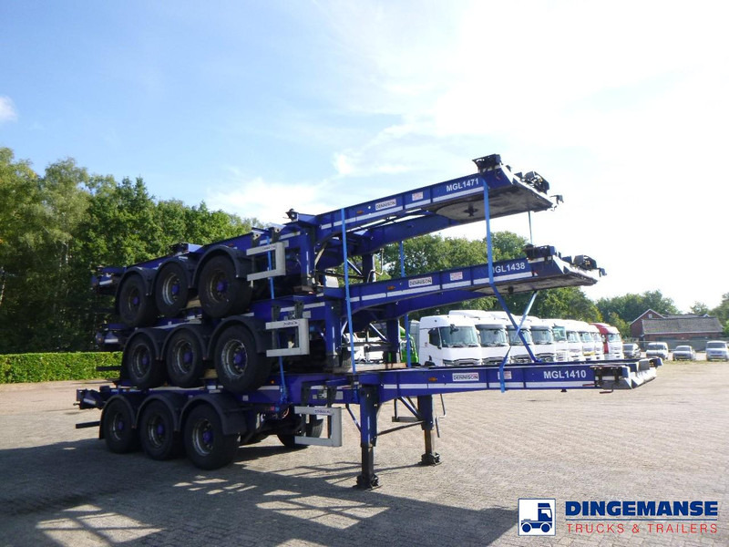 Dennison Stack - 3 x container trailer 20-30-40-45 ft - Container transporter/ Swap body semi-trailer: picture 2 Dennison Stack - 3 x container trailer 20-30-40-45 ft - Container transporter/ Swap body semi-trailer: picture 2