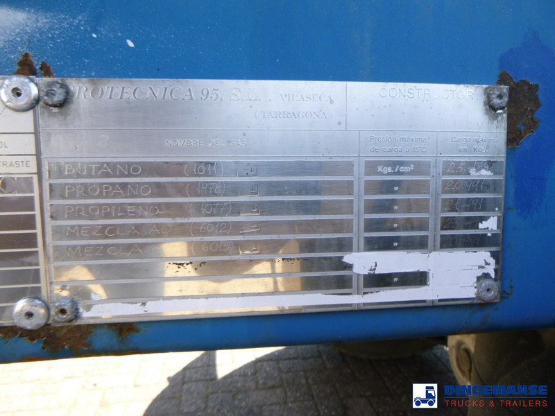 Tank semi-trailer EU Gas tank steel LPG 49.9 m3 / 1comp: picture 15