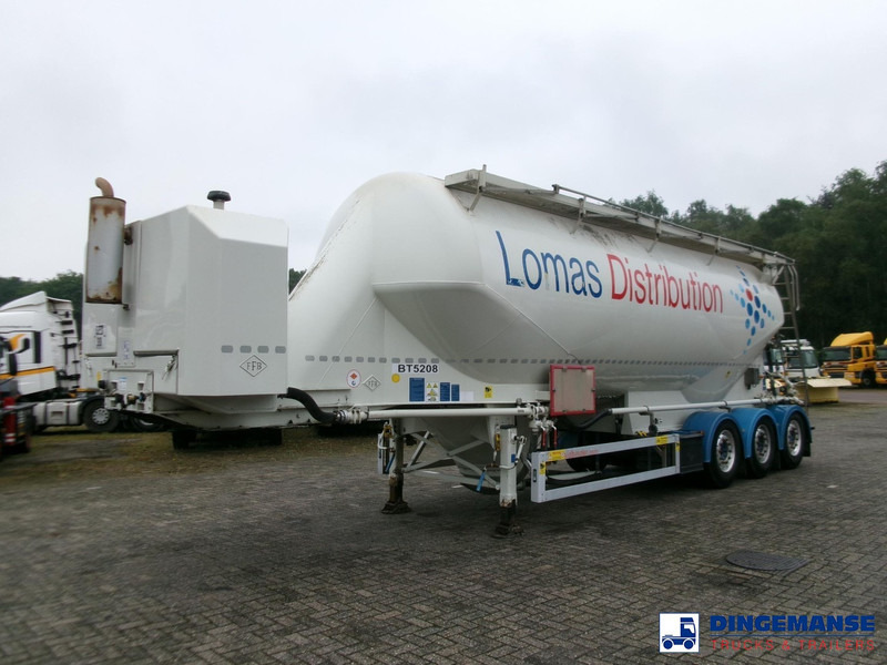Feldbinder Powder tank alu 40 m3 / 1 comp + compressor - Tank semi-trailer: picture 1 Feldbinder Powder tank alu 40 m3 / 1 comp + compressor - Tank semi-trailer: picture 1