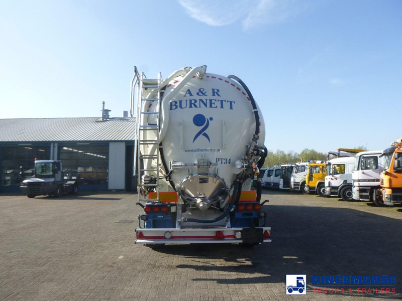 Feldbinder Powder tank alu 60 m3 / Compressor diesel engine. - Tank semi-trailer: picture 5 Feldbinder Powder tank alu 60 m3 / Compressor diesel engine. - Tank semi-trailer: picture 5