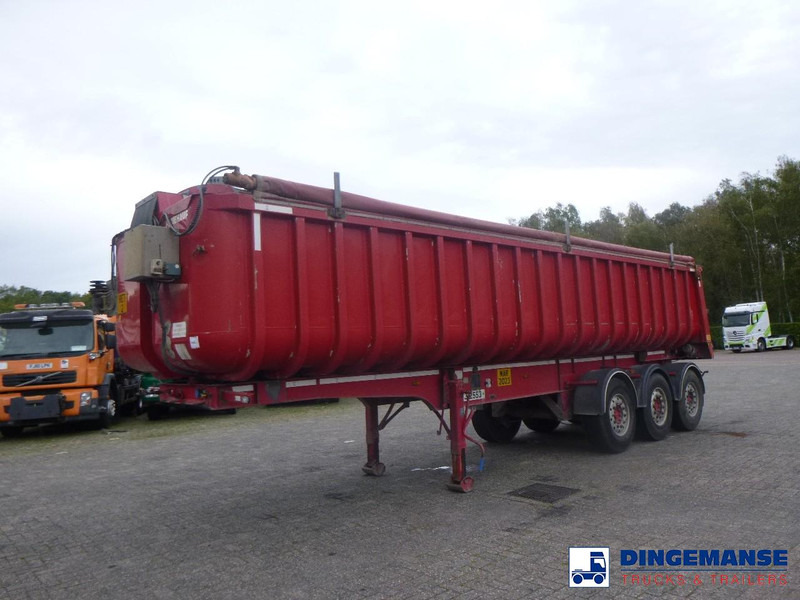 Fruehauf Tipper trailer alu 34.6 m3 + tarpaulin - Tipper semi-trailer: picture 1 Fruehauf Tipper trailer alu 34.6 m3 + tarpaulin - Tipper semi-trailer: picture 1