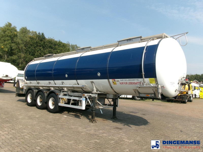 LAG Food tank inox 32 m3 / 3 comp + pump - Tank semi-trailer: picture 2 LAG Food tank inox 32 m3 / 3 comp + pump - Tank semi-trailer: picture 2