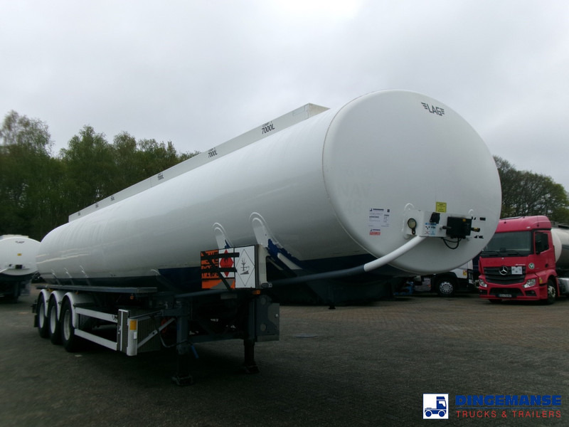 LAG Fuel tank alu 42 m3 / 6 comp + pump - Tank semi-trailer: picture 2 LAG Fuel tank alu 42 m3 / 6 comp + pump - Tank semi-trailer: picture 2