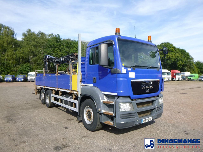 MAN TGS 26.360 6X2 RHD + HMF 1420-K2 + grapple - Crane truck: picture 2 MAN TGS 26.360 6X2 RHD + HMF 1420-K2 + grapple - Crane truck: picture 2