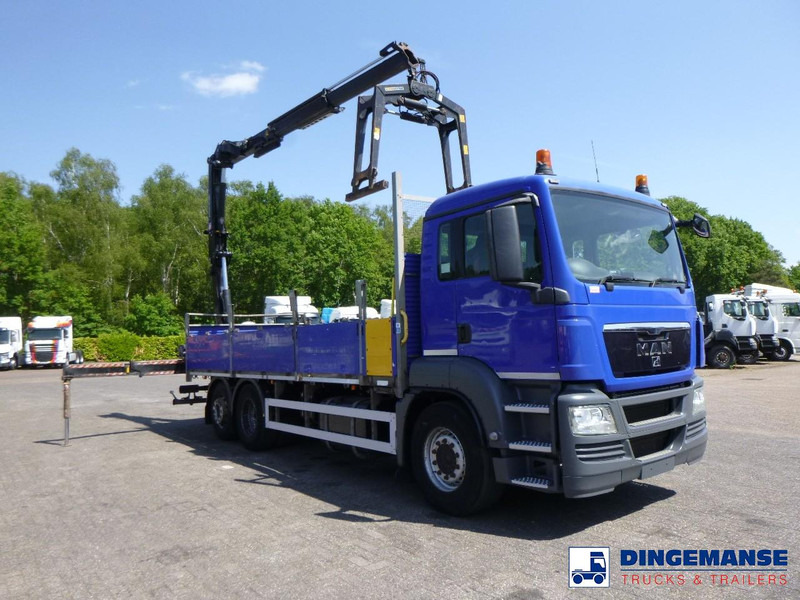 MAN TGS 26.360 6X2 RHD + HMF 1420-K2 + grapple - Crane truck: picture 2 MAN TGS 26.360 6X2 RHD + HMF 1420-K2 + grapple - Crane truck: picture 2