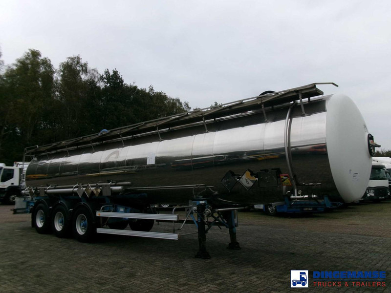 Magyar Chemical tank inox L4BH 33.5 m3 / 3 comp - Tank semi-trailer: picture 2 Magyar Chemical tank inox L4BH 33.5 m3 / 3 comp - Tank semi-trailer: picture 2