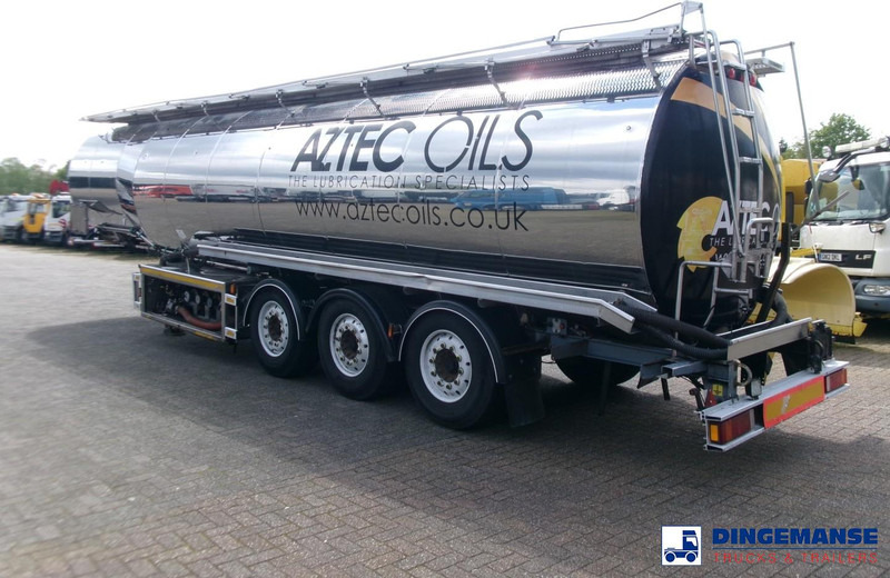 Magyar Heavy oil tank inox 37 m3 / 5 comp + pump - Tank semi-trailer: picture 3 Magyar Heavy oil tank inox 37 m3 / 5 comp + pump - Tank semi-trailer: picture 3