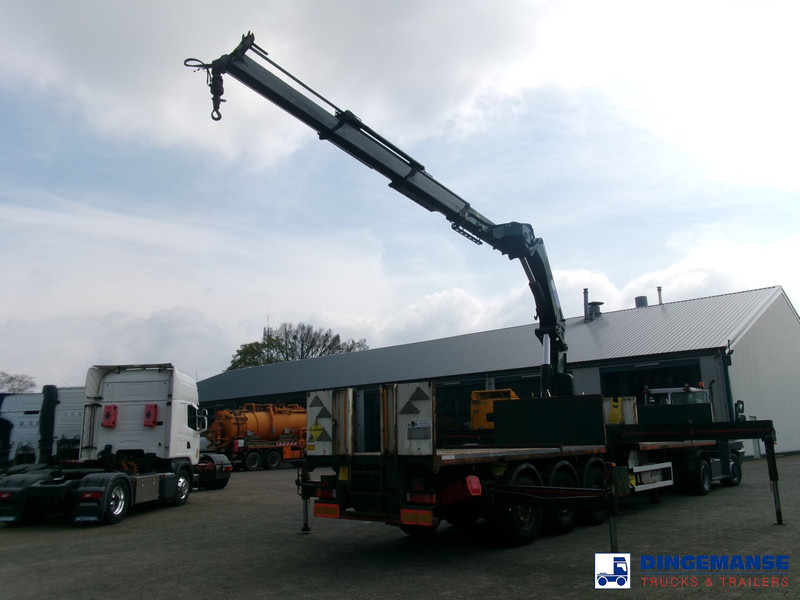 Massey Platform trailer + HMF 4720 K3 crane - Dropside/ Flatbed truck, Crane truck: picture 4 Massey Platform trailer + HMF 4720 K3 crane - Dropside/ Flatbed truck, Crane truck: picture 4