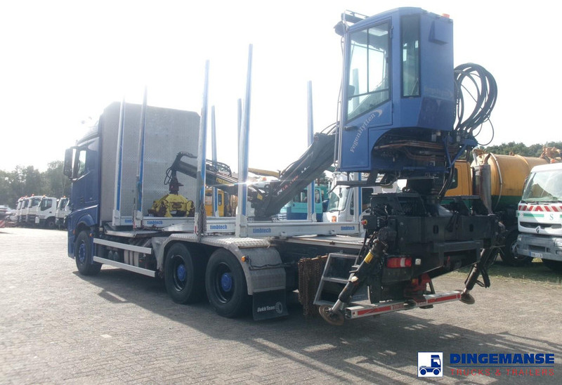 Mercedes-Benz Actros 2663 6x4 Euro 6 loglift F96 crane timber truck - Timber truck, Crane truck: picture 3 Mercedes-Benz Actros 2663 6x4 Euro 6 loglift F96 crane timber truck - Timber truck, Crane truck: picture 3