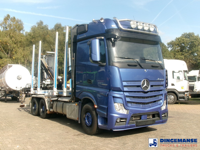 Mercedes-Benz Actros 2663 6x4 Euro 6 loglift F96 crane timber truck - Crane truck: picture 2 Mercedes-Benz Actros 2663 6x4 Euro 6 loglift F96 crane timber truck - Crane truck: picture 2
