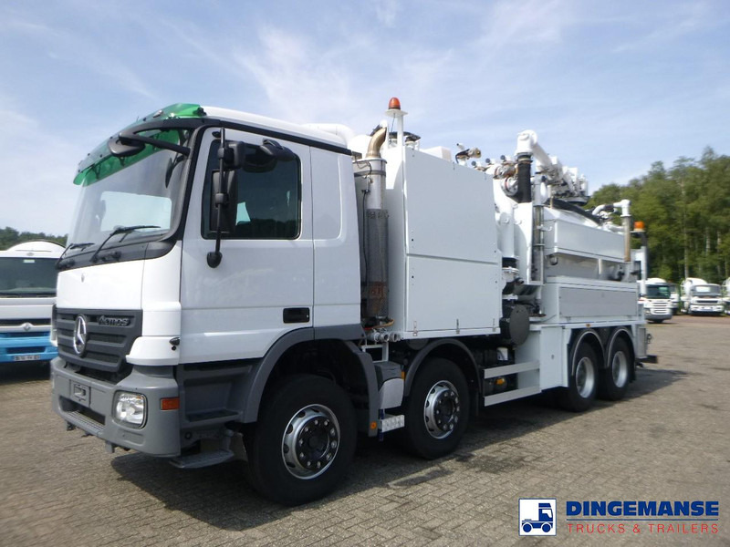 Mercedes-Benz Actros 3241 8x4 RHD Huwer vacuum tank / hydrocureur 15 m3 - Vacuum truck: picture 1 Mercedes-Benz Actros 3241 8x4 RHD Huwer vacuum tank / hydrocureur 15 m3 - Vacuum truck: picture 1
