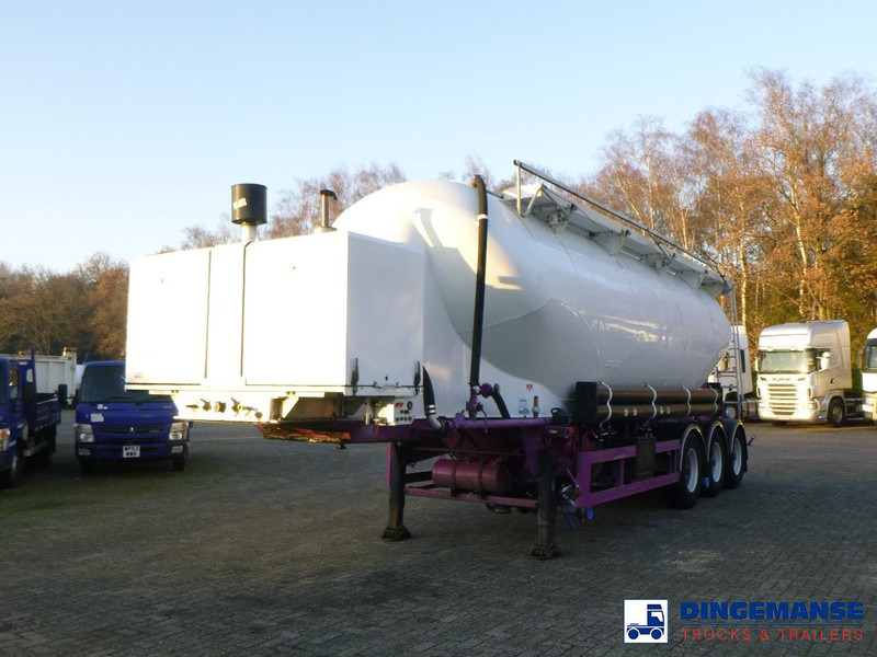 SPITZER Powder tank alu 37 m3 + engine/compressor - Tank semi-trailer: picture 1 SPITZER Powder tank alu 37 m3 + engine/compressor - Tank semi-trailer: picture 1