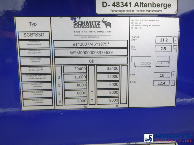 Container transporter/ Swap body semi-trailer Schmitz Cargobull 3-axle container trailer 20-30-40-45 ft: picture 11 Container transporter/ Swap body semi-trailer Schmitz Cargobull 3-axle container trailer 20-30-40-45 ft: picture 11