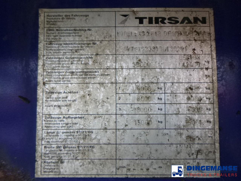 Tirsan 3 axle Platform trailer - Dropside/ Flatbed semi-trailer: picture 5 Tirsan 3 axle Platform trailer - Dropside/ Flatbed semi-trailer: picture 5