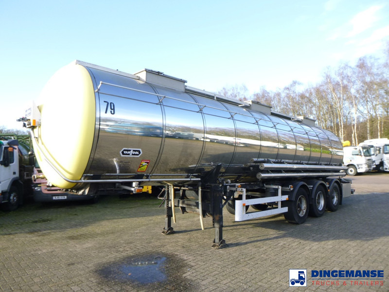 Van Hool Chemical tank inox 30 m3 / 1 comp - Tank trailer: picture 1 Van Hool Chemical tank inox 30 m3 / 1 comp - Tank trailer: picture 1