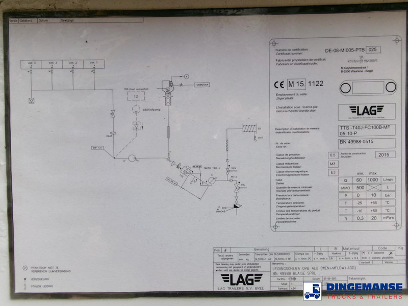 Tank truck Volvo FM 380 6X2 fuel tank 20.6 m3 / 4 comp: picture 17