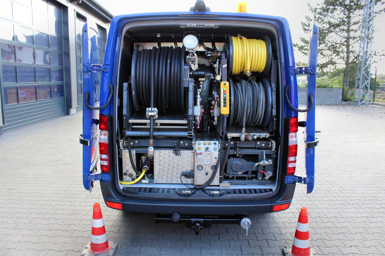 Vacuum truck Mercedes-Benz Sprinter 516 CDI +Leistikow 1,4m³ HD-Spüler 2xHD: picture 1