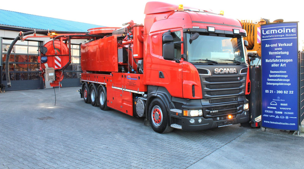 Scania R560 V8 8x4 Kroll 20m³ WRG 2x HD-Pumpe 620 Liter - Vacuum truck: picture 1 Scania R560 V8 8x4 Kroll 20m³ WRG 2x HD-Pumpe 620 Liter - Vacuum truck: picture 1