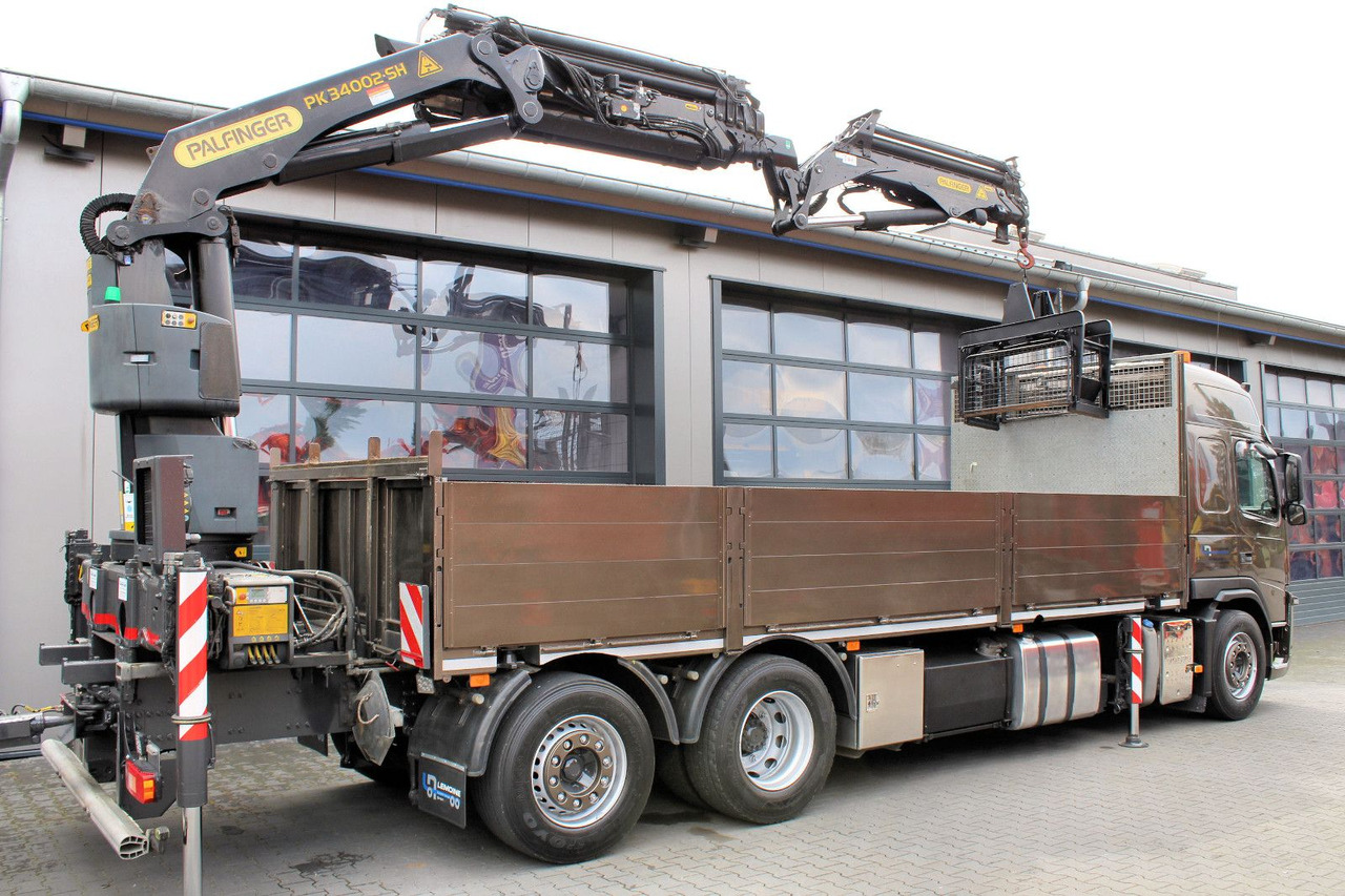 Dropside/ Flatbed truck, Crane truck Volvo FM 420 6x2 Container-Pritsche+Kran PK 34.002+JIB: picture 10