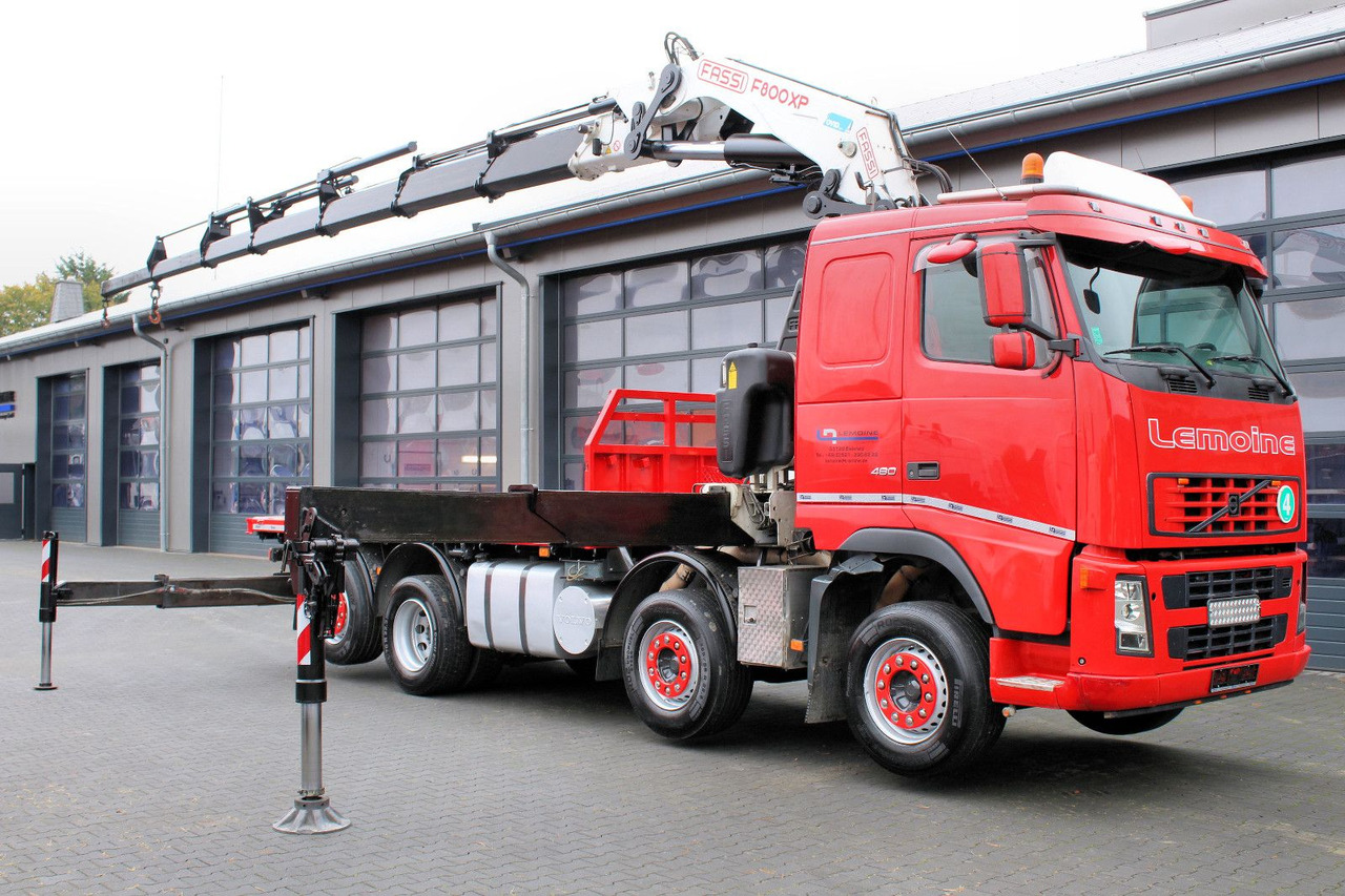 Volvo FM 480 8x2 Pritsche + FASSI F800XP Kran 6x - Dropside/ Flatbed truck, Crane truck: picture 2 Volvo FM 480 8x2 Pritsche + FASSI F800XP Kran 6x - Dropside/ Flatbed truck, Crane truck: picture 2