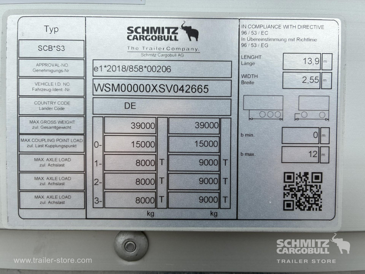 New Closed box semi-trailer SCHMITZ Auflieger Trockenfrachtkoffer Standard Double deck: picture 7