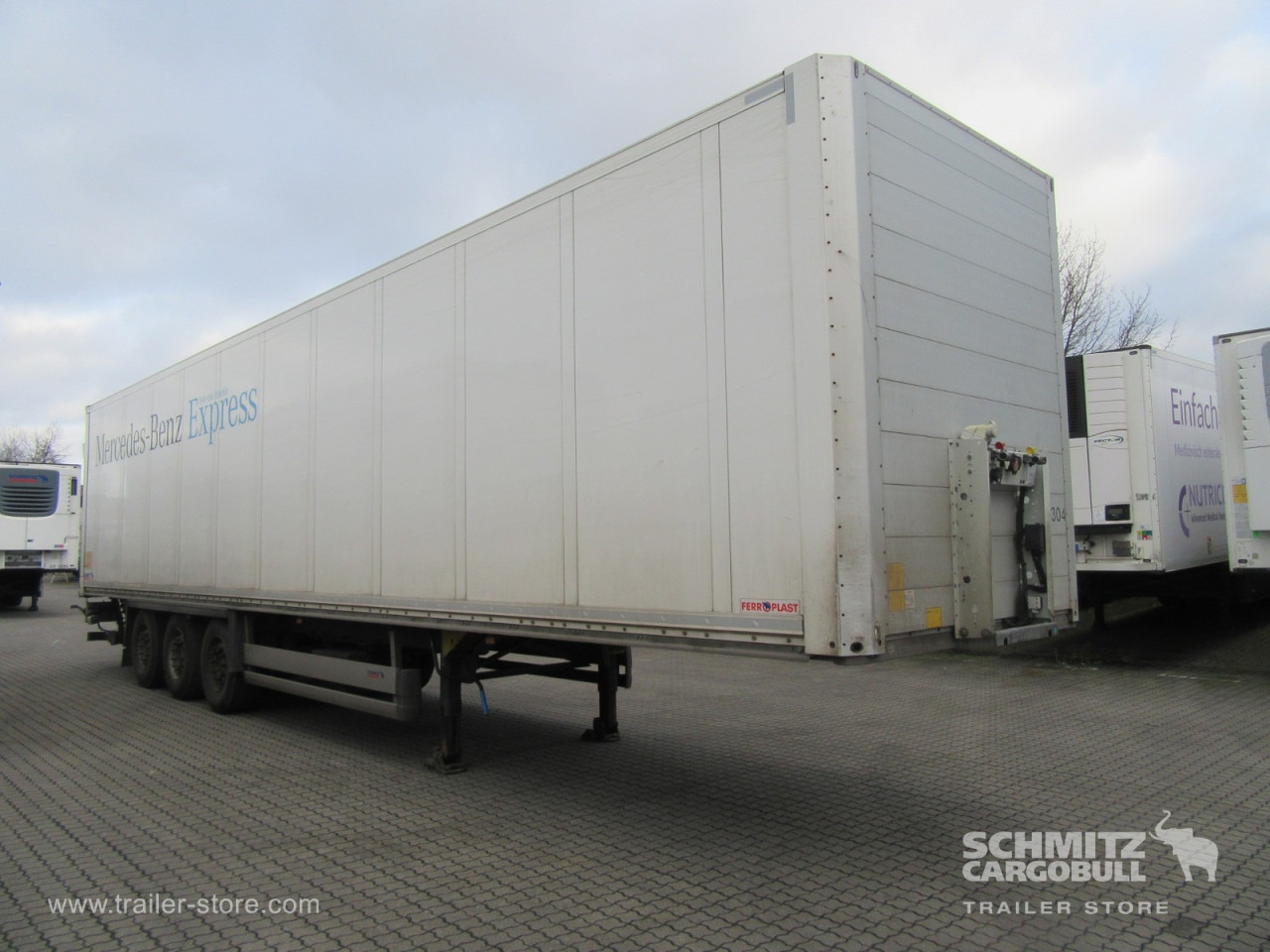 SCHMITZ Auflieger Trockenfrachtkoffer Standard Taillift - Closed box semi-trailer: picture 1 SCHMITZ Auflieger Trockenfrachtkoffer Standard Taillift - Closed box semi-trailer: picture 1